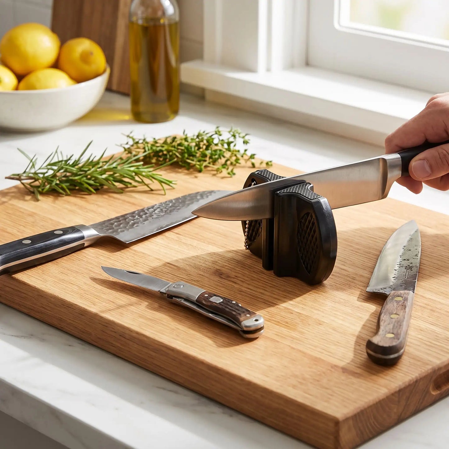 Aiguiseur de couteau portable – Affûtage rapide et efficace