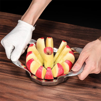 Coupe Légumes et trancheuse pomme 
 en acier inoxydable et prise de main parfaite