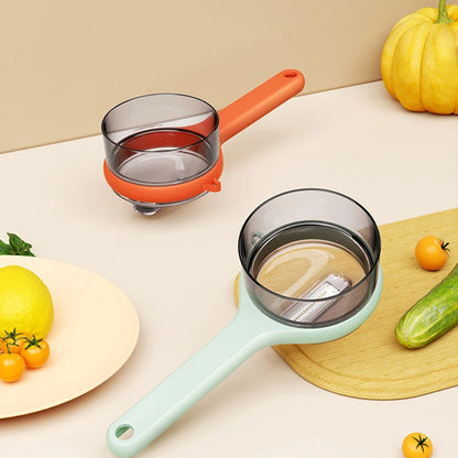 Eplucheur avec boite de stockage, éplucheur de légumes avec boîte de rangement Gadgets de cuisine Rangement