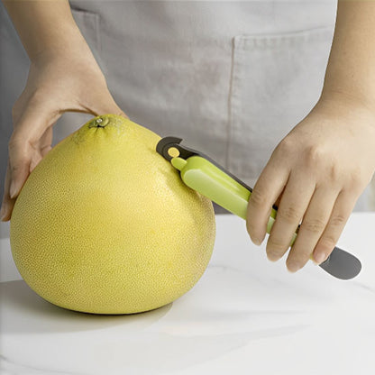 EPLUCHEUR-ORANGE-Ergonomique pour éplucher différents fruits sans fatigue