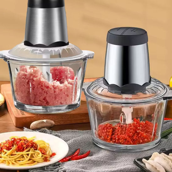 Puissant hachoir à viande électrique 300W robot culinaire.