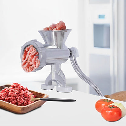 Hachoir-a-viande-manuel-fini le gaspillage-viande-hachée bien fraiche