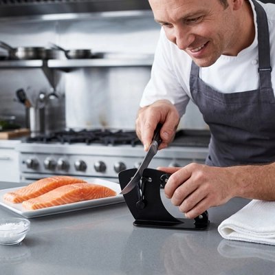 Aiguiseur de couteaux design compact
