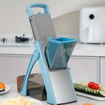 mandoline-cuisine-bleue-compact-stable-base-antidérapante