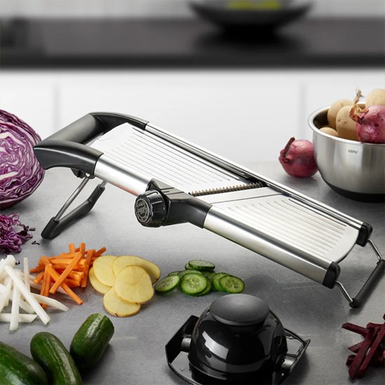 Mandoline japonaise -Trancheuse à mandoline réglable en acier inoxydable