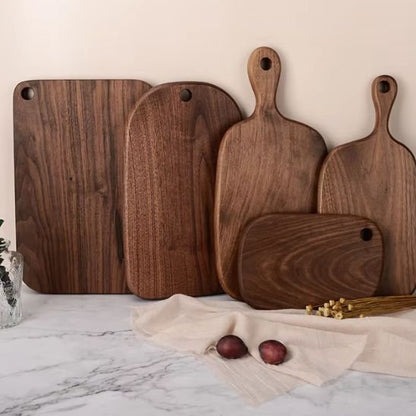 Planche à découper en bois naturel, plusieurs formes et tailles