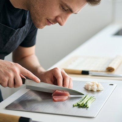 Planche à découper en titane pour cuisine