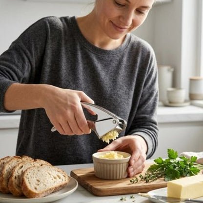 Presse ail en Inox facile à nettoyer, ustensile de cuisine durable et hygiénique  