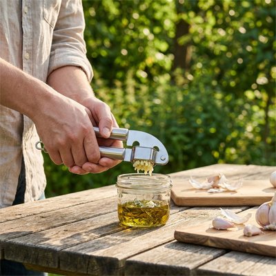 Presse ail Prise en main confortable facilitant la manipulation et réduisant la fatigue