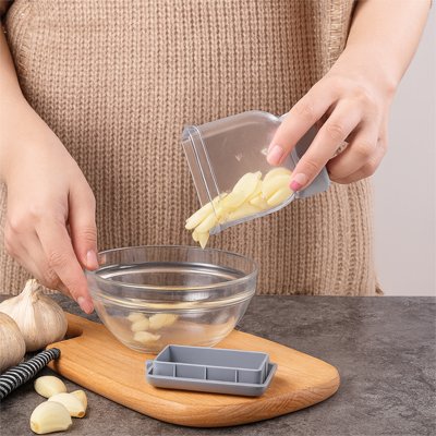 Presse Ail & Râpe Manuelle – Ustensile Cuisine 2-en-1