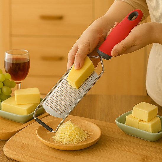 Râpe à fromage | Inox Ergonomique