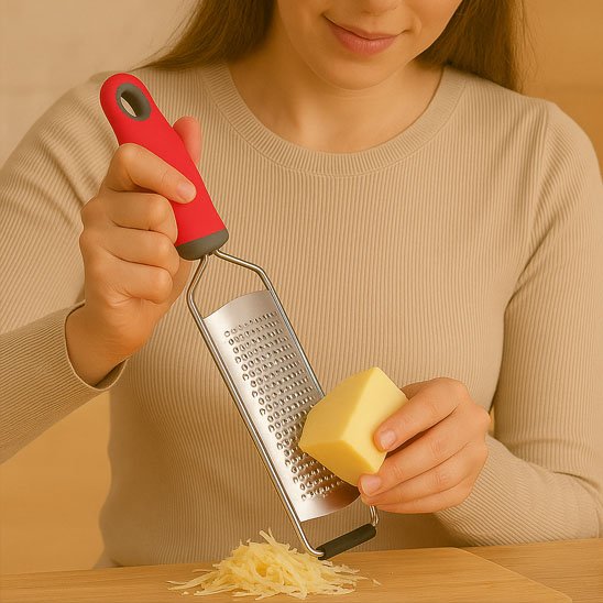 Râpe à fromage | Inox Ergonomique