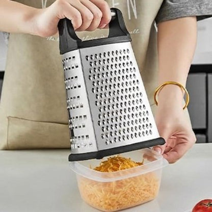 Râpe à fromage 4 faces multifonctionnelle en acier inoxydable