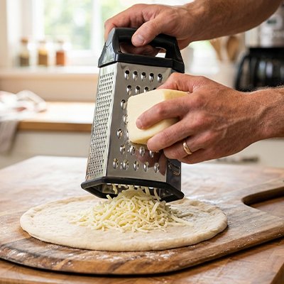 Râpe à fromage- stable et coupes fines 