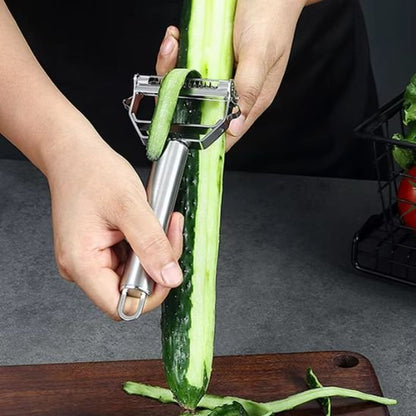 Râpe à légumes manuelle pour préparer des spirales de courgettes et rubans de concombres